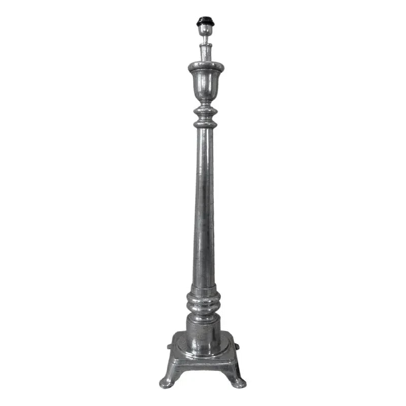 Hazenkamp Floor lamp 4 feet raw silver
