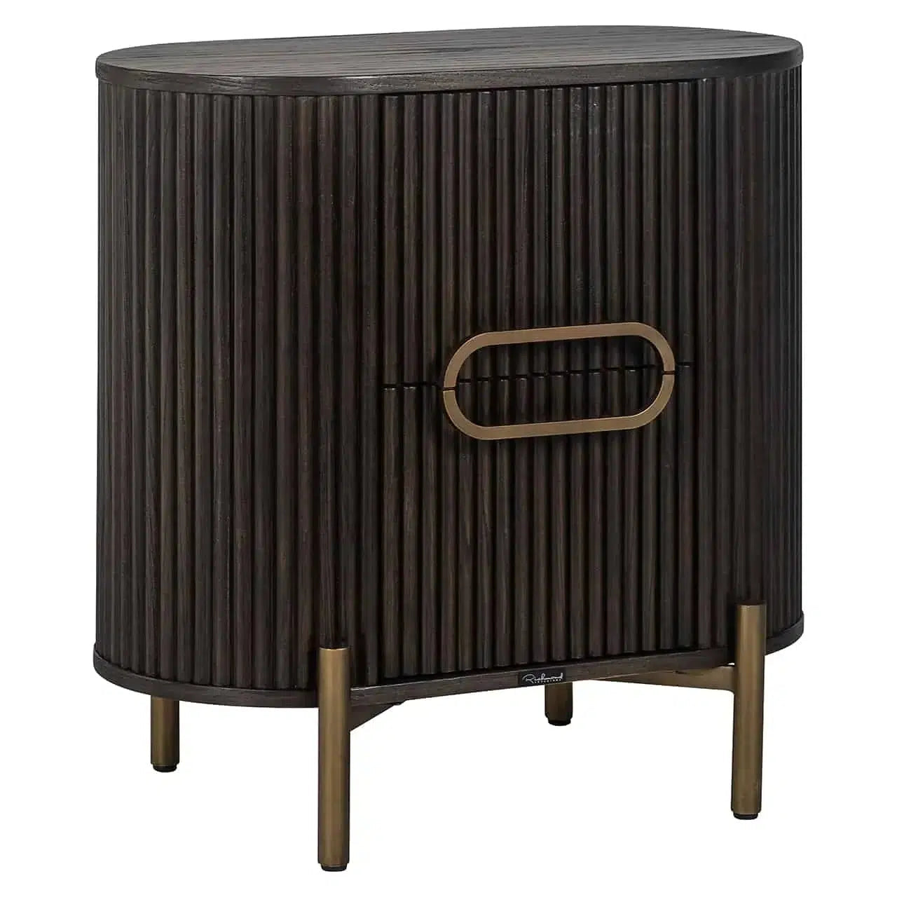 Richmond interior bedside tables Ecktisch luxor 1door (brown) StilAmbiente