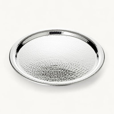 Edzard Tablett Martella (ø 34 cm) rund, Edelstahl hochglanzpoliert, Serviertablett, Dekotablett-4250076114149-www.Stil-Ambiente.de-1414