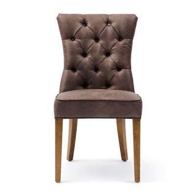 Riviera Maison Eetstoel Balmoral, Vlaanderen vlas, Oxford Weave (2)