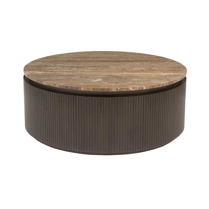 Richmond Interiors – Couchtisch Russo Brown 90Ø-8721009424322-www.Stil-Ambiente.de-6902