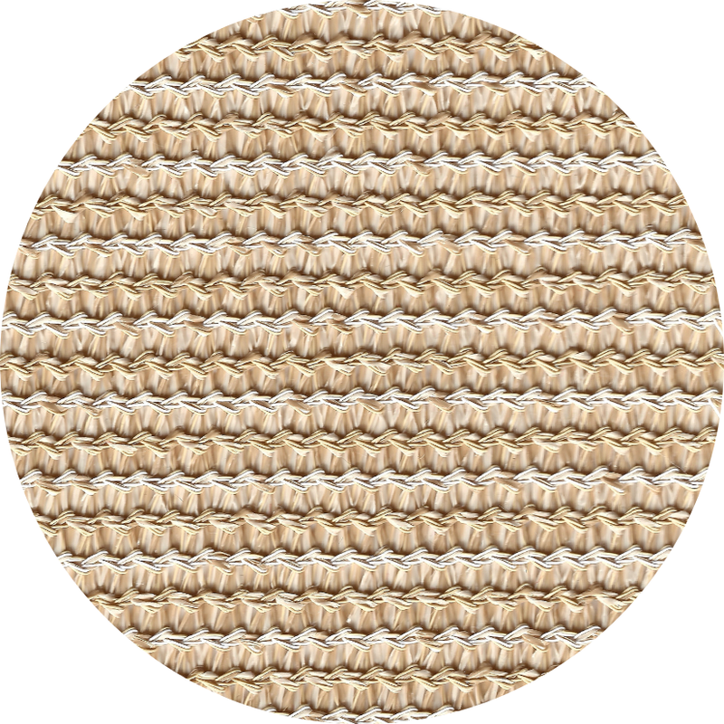 MXHOME Sitzkissen Bast-Effekt - Outdoor-www.Stil-Ambiente.de-Chauffeuse - tissu beige raphia CF-E-BR