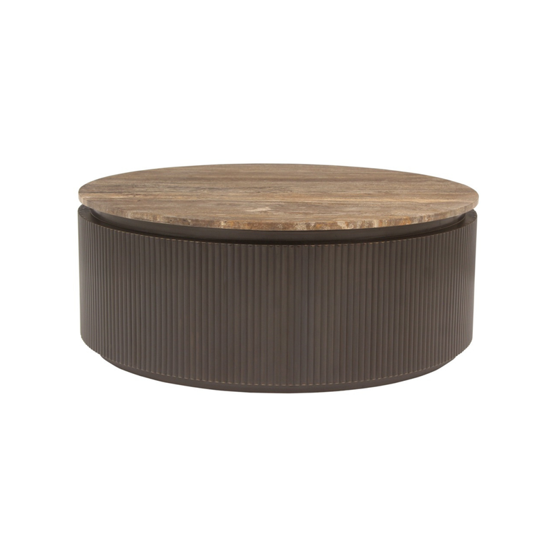 Richmond Interiors – Couchtisch Russo Brown 90Ø-8721009424322-www.Stil-Ambiente.de-6902