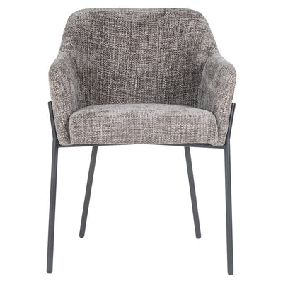 Richmond Interiors krzesło Fay Khaki Velvet Fire Retardant