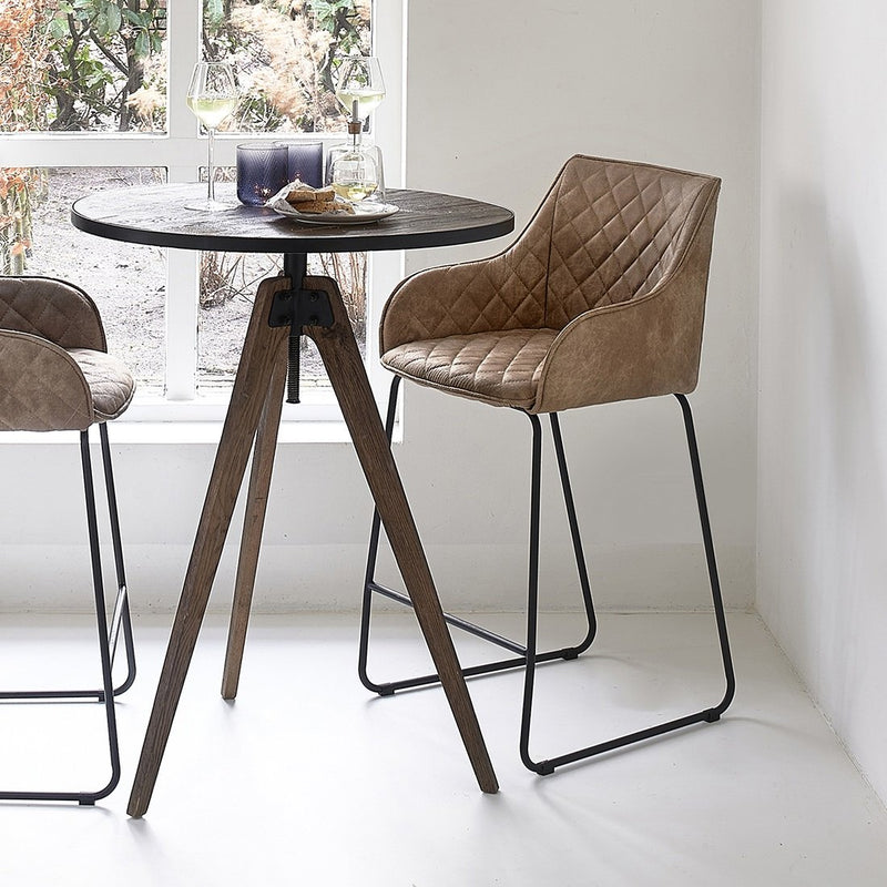 Riviera Maison Barhocker Frisco Drive Camel Pellini-www.Stil-Ambiente.de-