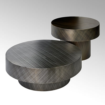 Lambert Hiro Couchtisch, rund, bronze-www.Stil-Ambiente.de-