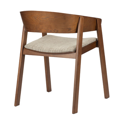 Pole to Pole Edo ξύλινο καρέκλα μαύρο κοκκινωπό