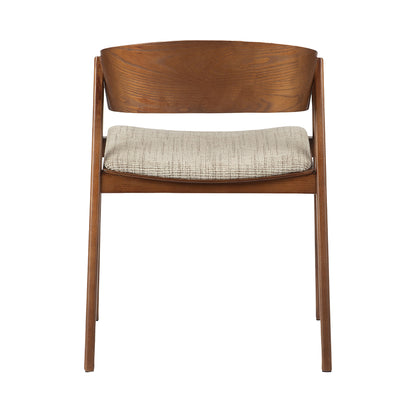 Pole to Pole Edo ξύλινο καρέκλα μαύρο κοκκινωπό