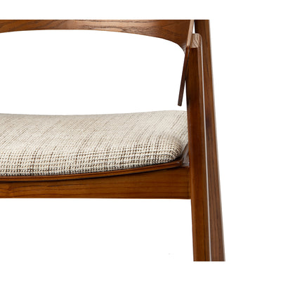 Pole to Pole Edo ξύλινο καρέκλα μαύρο κοκκινωπό