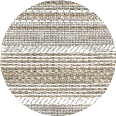 MXHOME Sonnenliege Vorderseite gestreift & Rückseite Bast - Doppel- oder Einzelmatratze - Outdoor-www.Stil-Ambiente.de-Simple (face rayure gris/ pile beige raphia) + têtière boudin MR1