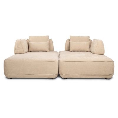 Richmond Interiors Sofa Tudor met verwijderbare backstest zand Olympus (Sand Olympus)