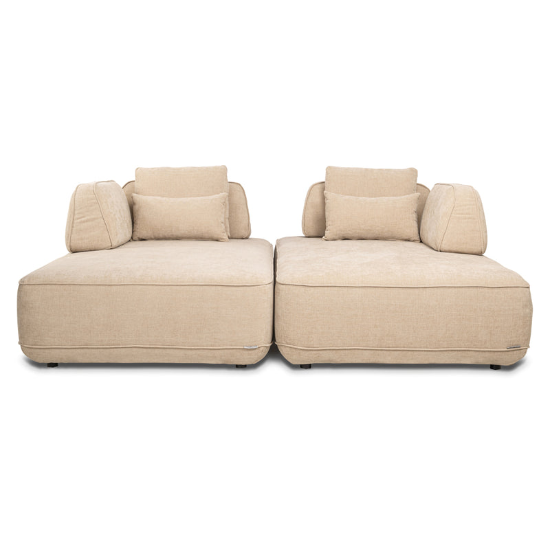 Richmond Interiors Sofa Tudor met verwijderbare backstest zand Olympus (Sand Olympus)