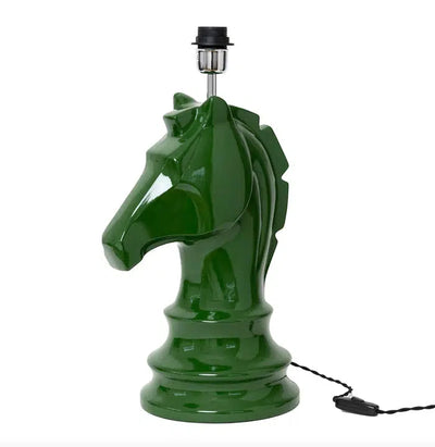 Adamsbro Lampenständer Schach Pferd Glazed Green Equestrian Collection-8814108344657-Stil-Ambiente-17-03-022G