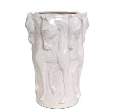 Adamsbro Pferd Keramik Vase Dancing Horses 42 cm-Stil-Ambiente-17-08-014OC