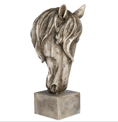Adamsbro Pferd Statue Santos Schwarz Pferdekopf Dekoration-Stil-Ambiente-AdamsbroBlack01