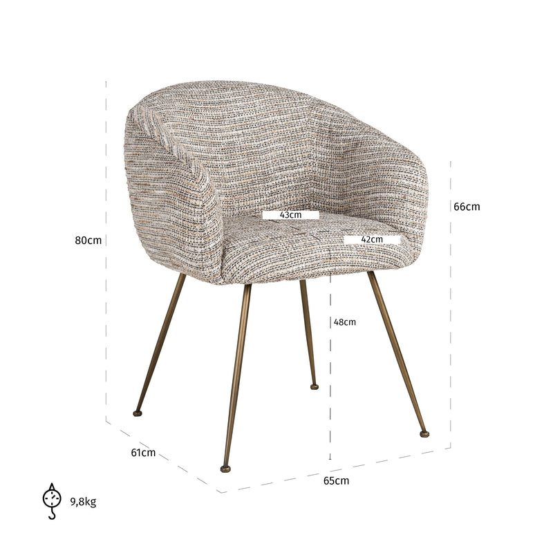 Alexander Jones Stuhl Amalfi-www.Stil-Ambiente.de-S4603 BEIGE COCO