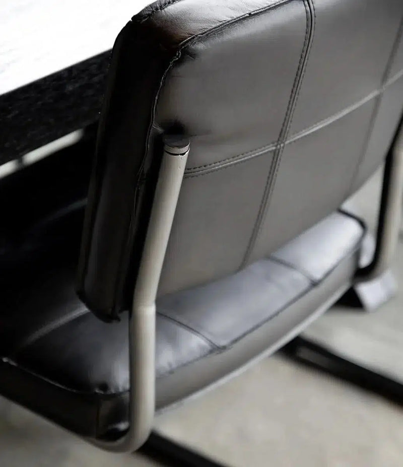 Artwood Esszimmerstuhl Leder CARLOS schwarz-www.Stil-Ambiente.de-04-95619