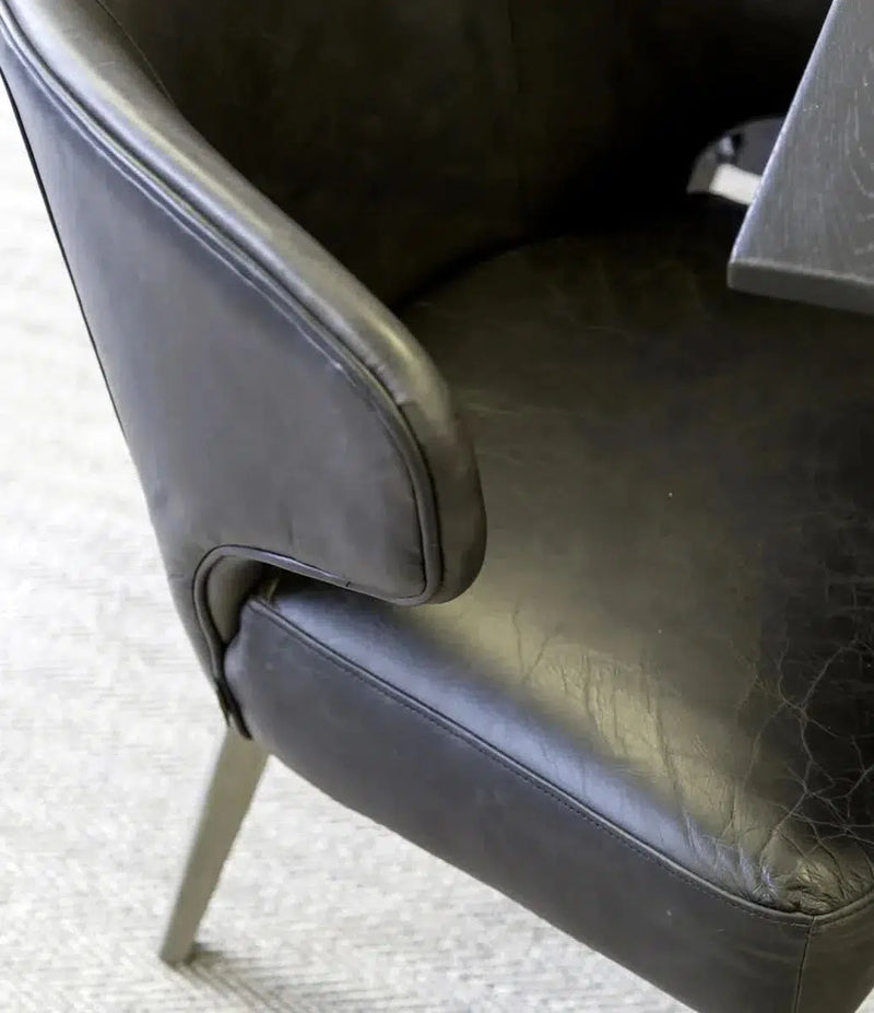 Artwood Esszimmerstuhl Leder LA VELLA schwarz-www.Stil-Ambiente.de-7504-13-432