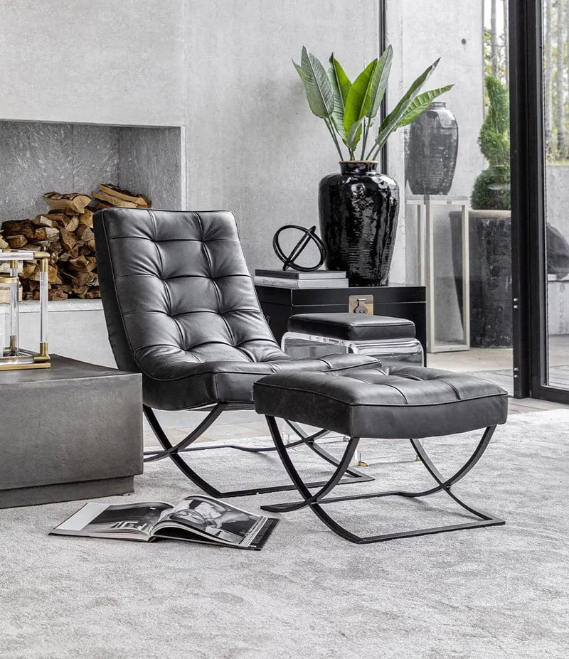 Artwood Ledersessel Brody schwarz-www.Stil-Ambiente.de-04-30719