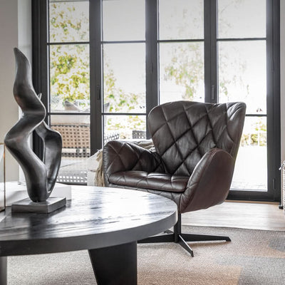 Artwood Sessel Leder JADE espresso-www.Stil-Ambiente.de-04-96402