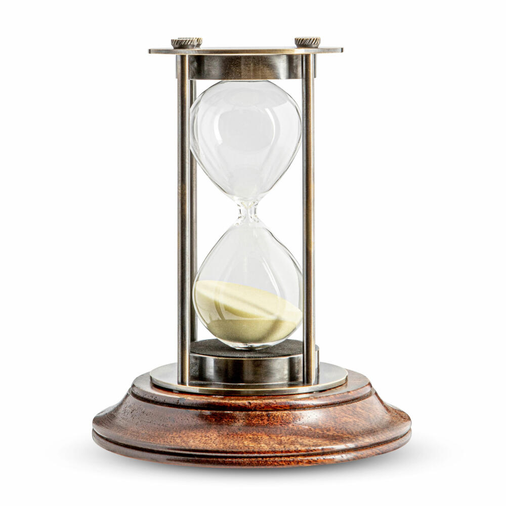 Authentic Models Ropa de mano bronceada 30 minutos, reloj, madera, met