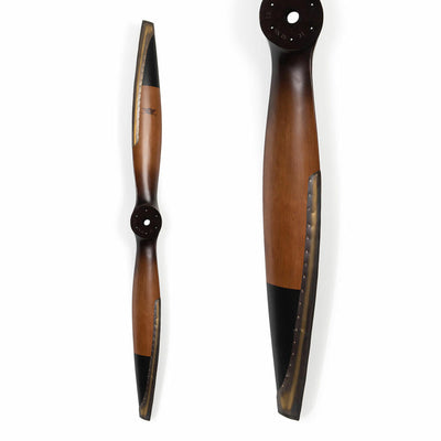 Authentic Models Wanddeko Propeller Vintage Black Tips Large, Flugzeugpropeller, Mahagoni-Holz, AP182-www.Stil-Ambiente.de-AUM0AP182