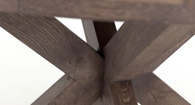 Flamant spisebord forino, egrygning, 110 cm