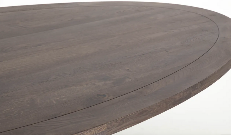 Flamant matbordsförbund, ekrökning, 264 cm