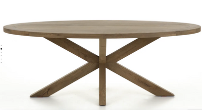 Flamant spisebord forino, eg forvitret, 264 cm, model 2