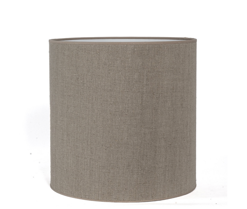 ADAMSBRO LAMPSHADE WHITE BROWN WOALE COLLECTION