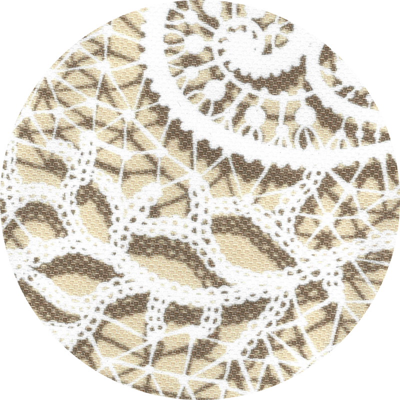MXHOME Muschelkissen - Motiv „Spitzeneffekt“.-www.Stil-Ambiente.de-VILEBREQUIN Coussin coquillage beige motif dentelle VB-S-S