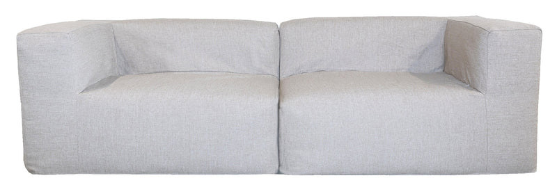 MXHOME Anreihbares Sofa - Abnehmbarer 3-Sitzer- Leineneffekt Taupe - Outdoor-www.Stil-Ambiente.de-Canapé EX 3 places effet Lin (2 modules) CE-L4P