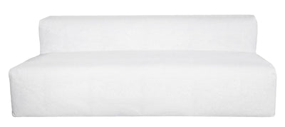 MXHOME Modulsofa - Abziehbar 3-Sitzer- Weiß - Outdoor-www.Stil-Ambiente.de-Canapé EX-3 places blanc Raphia (1 banquette) CE-B3P