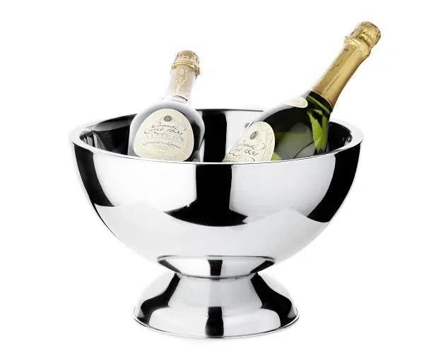 Rafraîchisseur De Bouteille EDZARD Rayo - Inox Double Paroi Poli Miroir | Idéal Pour Les Vins Et Boissons