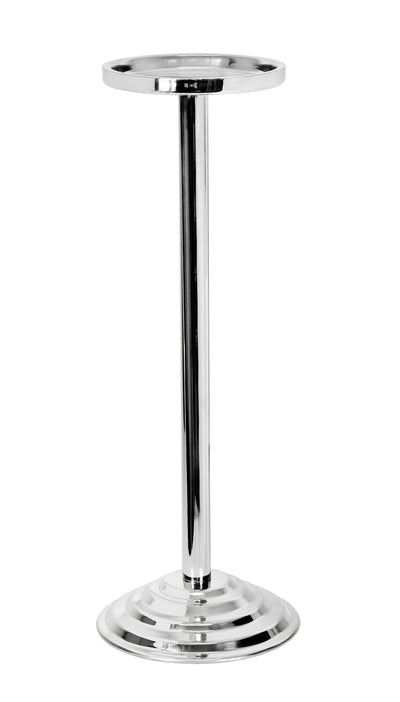 Edzard Flaschenkühler Valencia (Höhe 84,5 cm, Ø 19 cm) inkl. Ständer Olbia, Edelstahl, hochglanzpoliert-Stil-Ambiente-Set64