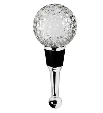 Edzard Flaschenverschluss Golf (Höhe 10 cm), Golfball-Form, Muranoglas-Art, Handarbeit-Stil-Ambiente-8507