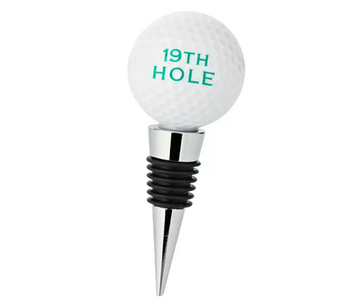 Edzard Flaschenverschluss Golf (Höhe 11 cm), mit Golfball-Figur, Muranoglas-Art, Handarbeit-Stil-Ambiente-8490