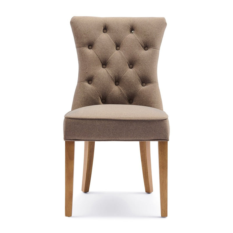 Riviera Maison Eetstoel Balmoral, Vlaanderen vlas, Oxford Weave (2)