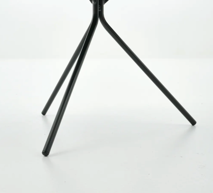Flamant Beistelltisch MADISON, Eiche und Metall, rund, 60 cm, hell braun-Stil-Ambiente-0101200810