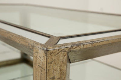 Flamant Couchtisch MITCHELL, Rechteck, Spiegelglas und Holz, 160x80-Stil-Ambiente-0101100361