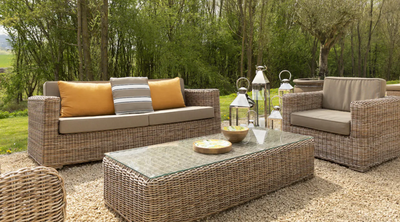 Flamant Gartensofa HILLS, mit Kissen, 2,5-Sitzer-Stil-Ambiente-1000400270