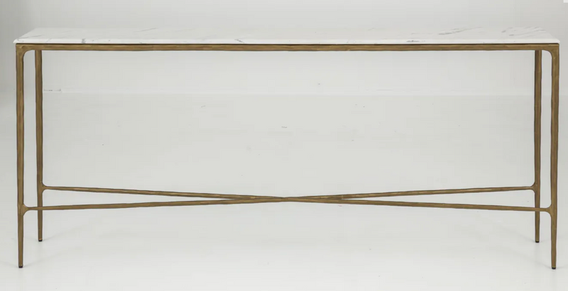 Flamant Konsolentisch MARABELLE, Metall und Marmor, L-Stil-Ambiente-0100400363