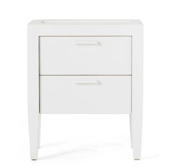 Flamant Nachttisch CAPE COD, Kiefer, weiss-Stil-Ambiente-0101200540