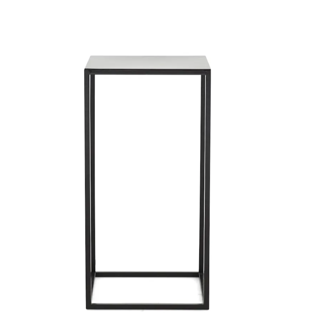 Flamant Säulentisch ISAAC, Metall, schwarz, h 55 cm-Stil-Ambiente-0100900234
