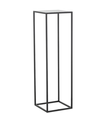 Flamant Säulentisch ISAAC, Metall, schwarz, h 95 cm-Stil-Ambiente-0100900232