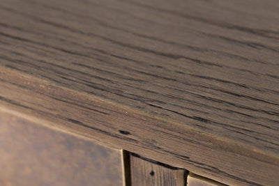 Flamant Schreibtisch NONTEMAR, Holz und Messing-Stil-Ambiente-0100500081