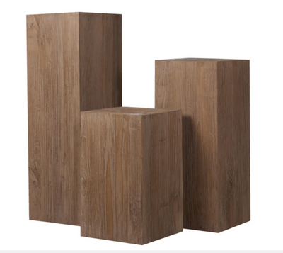 Flamant Sockel ADKINS, Holz, h 50 cm-Stil-Ambiente-0100900111