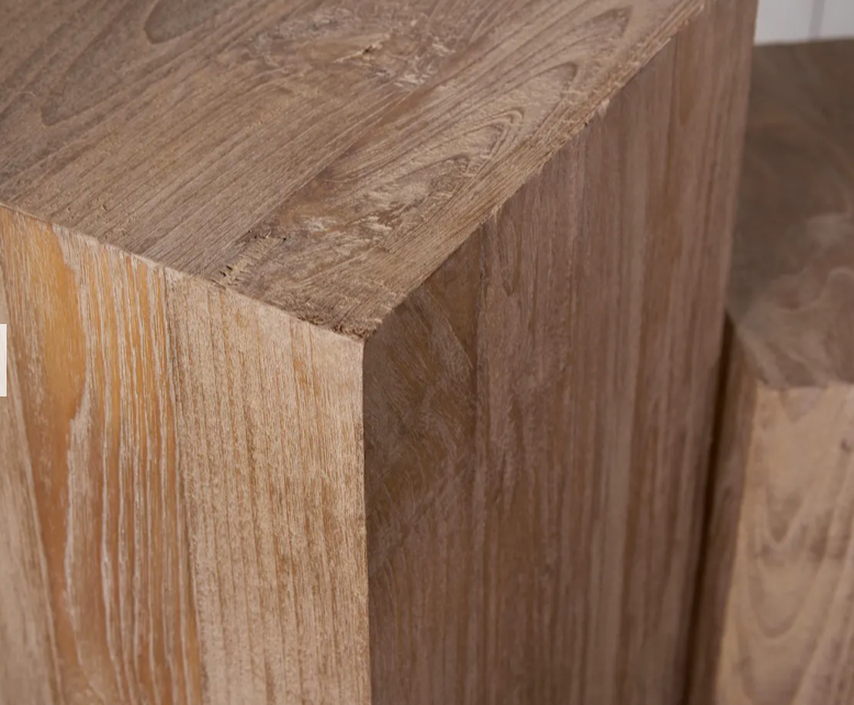 Flamant Sockel ADKINS, Holz, h 70 cm-Stil-Ambiente-0100900110