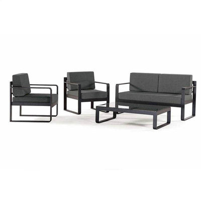 Grattoni Capri Garten Lounge Set - Aluminium - inkl. 2er Sofa - 2 Sessel und Tisch-Stil-Ambiente-grattonicapri-2