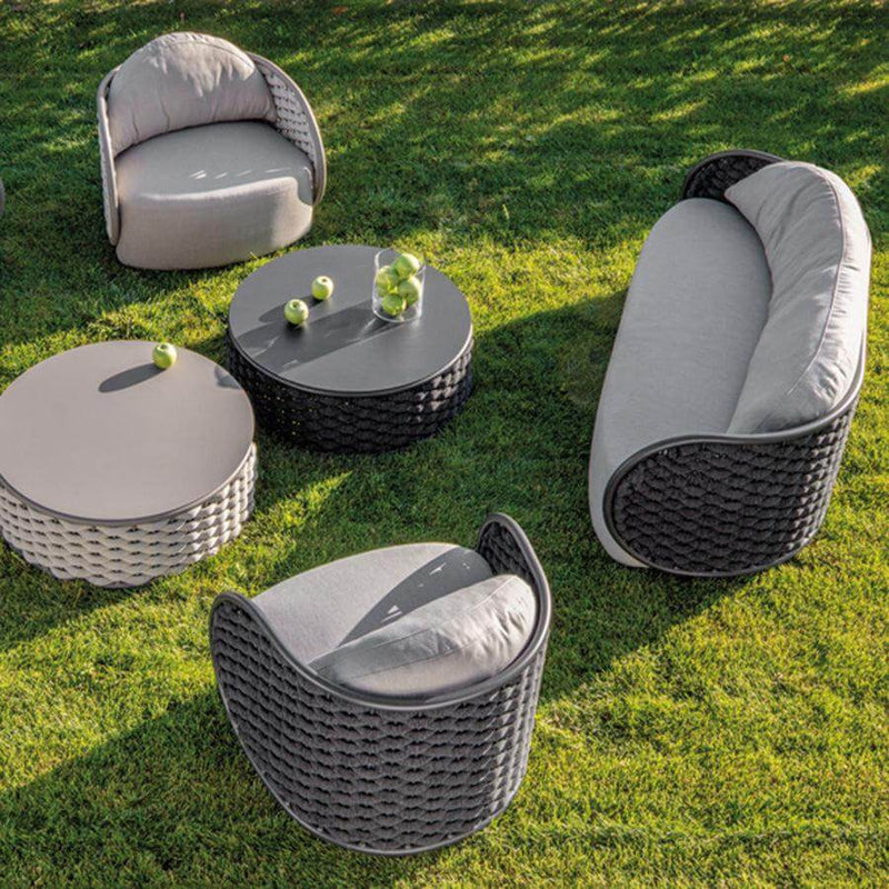 Grattoni Mojo Garten Lounge Set: Luxuriöses 4-teiliges Outdoor-Ensemble-Stil-Ambiente-